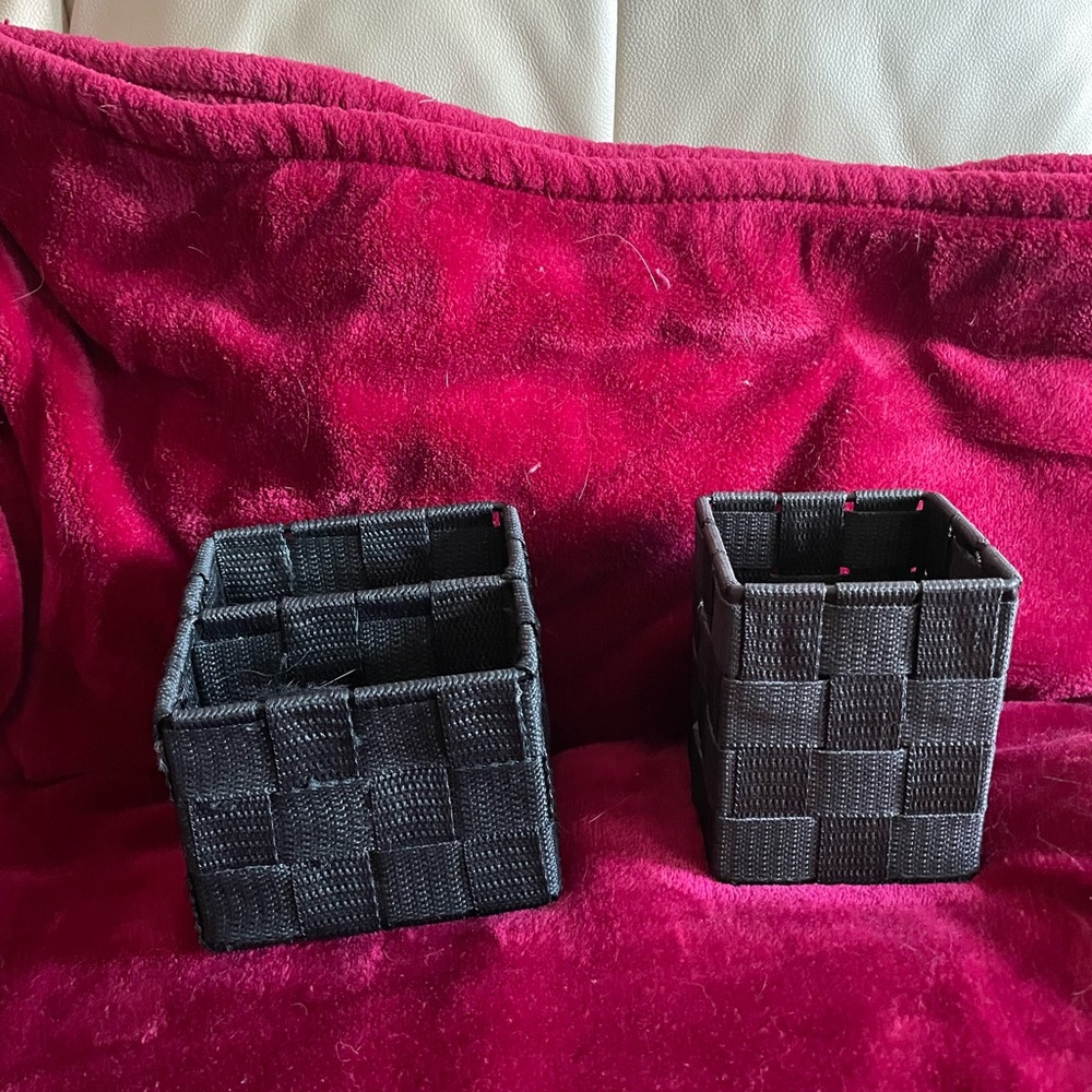 Brown Woven Storage Baskets